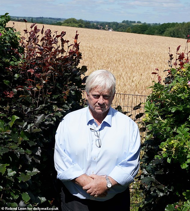 Stephen Harding (pictured), whose property will look over one of the developments where 500 homes are expected to be built said the proposal has led to sleepless nights