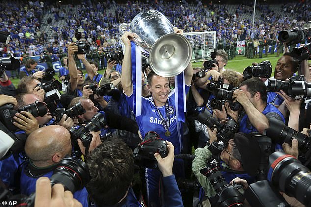 Some fans compared Trump's actions to John Terry wearing a full kit to celebrate Chelsea's Champions League triumph in 2012 despite not playing in the final