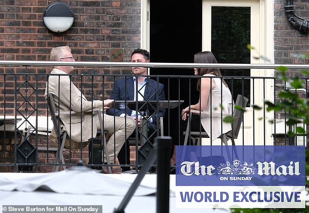 Harry and Meghan are said to have been frustrated that pictures of the extraordinary meeting were published in The Mail on Sunday