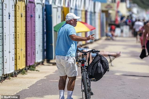 Right on cue, a marauding peddler races past before reacting badly to the local's complaints