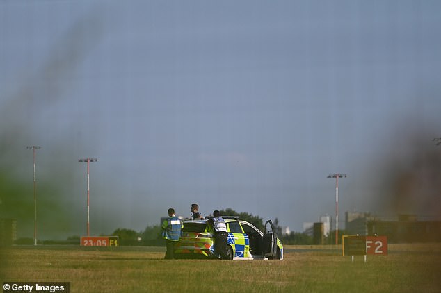 The cops dashed to the blaze just after 4pm today and have set up a dedicated phone line for information or questions