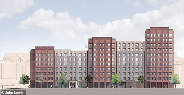The controversial proposal (pictured) has prompted concerns amongst locals who argue that an influx of new residents will put pressure on local amenities, including doctor's surgeries, dentists and schools