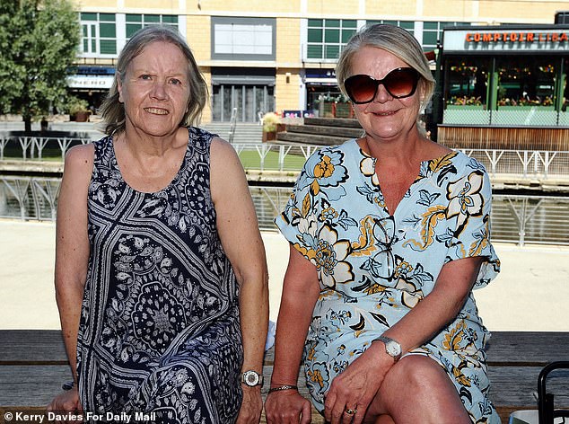 Marion Walsh (right) described the proposed new development as 'mad', adding: 'Wherever you look now, its flats. It never use to be like that, that's all you hear about now'