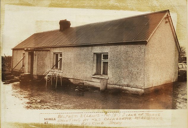 Pictured: Bernadette McAliskey's home in Coalisland, County Tyrone