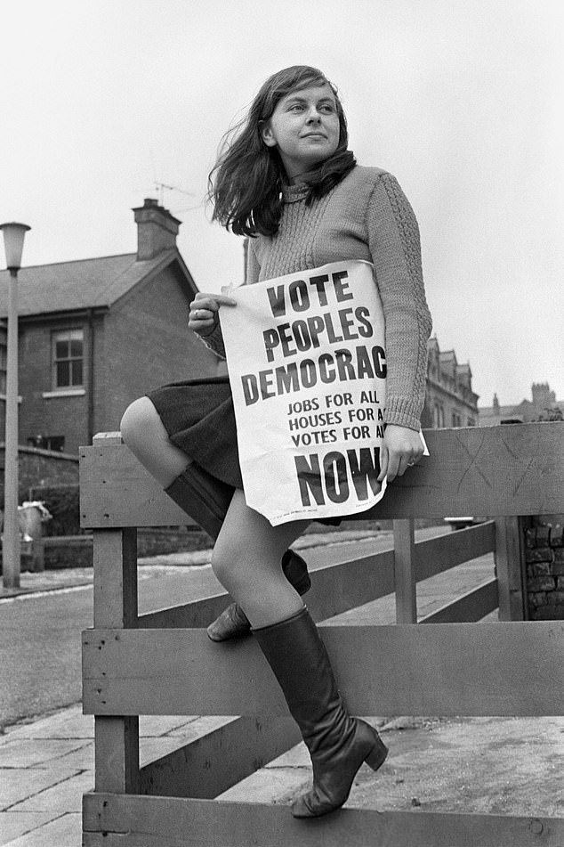 A few years earlier as Bernadette Devlin, she had been the youngest MP in the House of Commons. There, she went down in history for crossing the floor of the House to hit the Home Secretary in the face after stating that the Parachute Regiment had acted in self-defence when they killed 13 civilians on ¿Bloody Sunday¿ in 1972