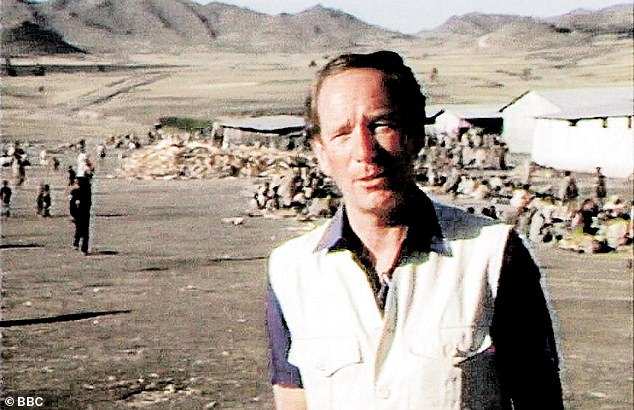 The veteran broadcaster – whose heart-rending reports on the Ethiopian famine in 1984 (pictured) led to musicians Bob Geldof and Midge Ure organising the event – rejected accusations that the West was being ‘paternalistic’