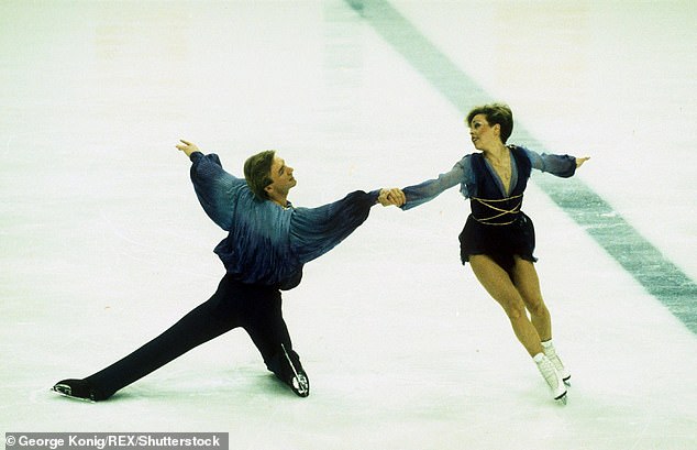 The Dancing on Ice duo took their place in British sporting history when they won gold at the 1984 Winter Games ice skating to Ravel¿s Bolero at the Zetra Olympic Hall in Sarajevo (pictured)