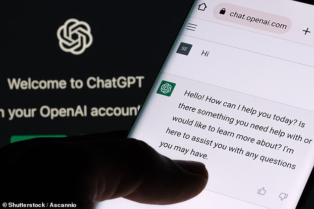 OpenAI, which runs ChatGPT, said: ¿We are continually refining our AI¿s responses so it remains safe, helpful and supportive¿ (file image)