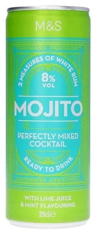 The M&S mojito - one of Dr Max's favourites and a popular choice for Britons