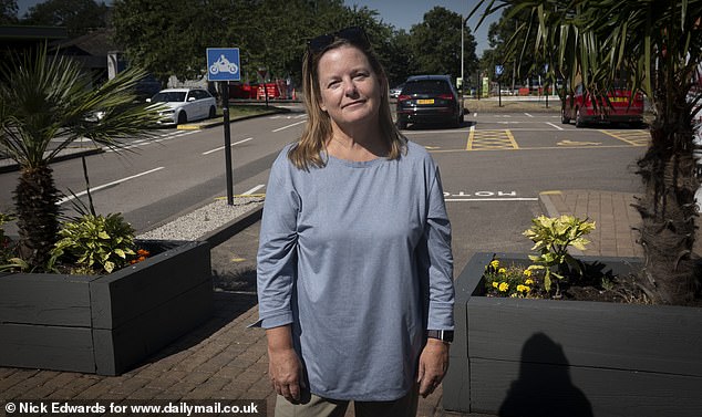 Shelley Bartosa (pictured), 58, who was visiting the UK from Michigan in the US, said that she had witnessed several incidents while driving along the M1