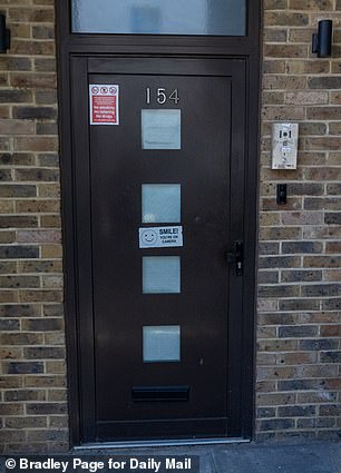 A sign on a door in Camden Town