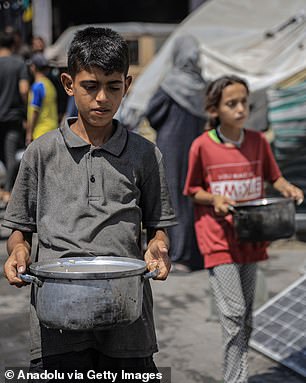 'There is no child in Israel, Palestine, or anywhere in the world who deserves to suffer through what we're seeing these children have to endure,' she added
