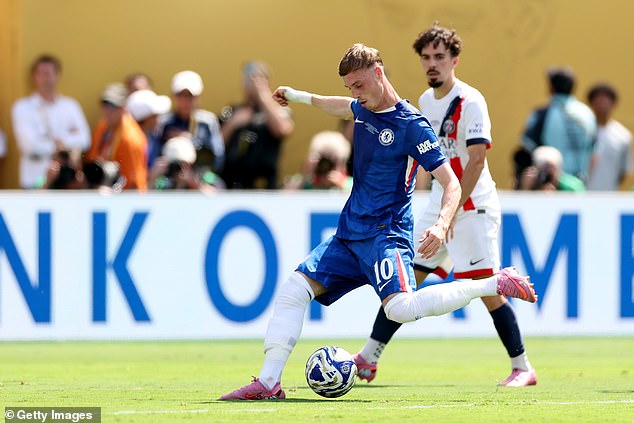 Palmer scored his second goal of the game in the first half as he helped Chelsea to secure win