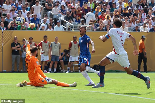 Joao Pedro found the net for Chelsea with a goal just before half time at the MetLife Stadium