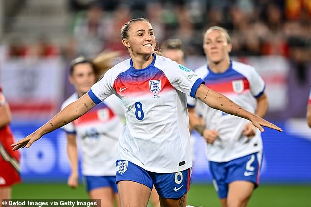 Georgia Stanway opened the scoring for the Lionesses who beat Wales 6-1 to finish Group D as runners-up