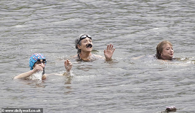 In recent years women's rights protesters have held several protests at the ponds including storming the men's pond wearing false beards and moustaches (as seen above)