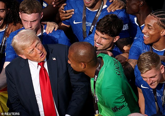 Chelsea goalkeeper Roberto Sanchez reportedly signalled his approval for Trump to stay
