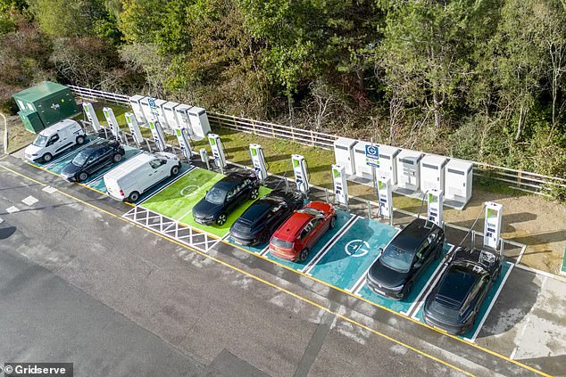 Gridserve operates charging hubs at motorway service stations up and down the country, providing fast charging solutions to drivers on longer journeys