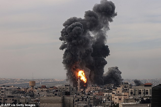 Under proposed plans, the 'humanitarian city' would be built on the ruins of Rafah