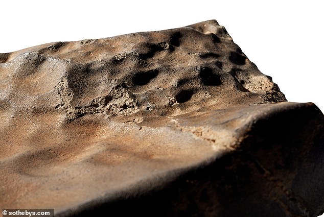 The rock weighs a staggering 25 kilograms, making up almost seven per cent of all Martian material on Earth