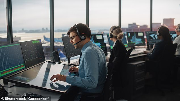 A senior EU official said that 37,000 flights - the air traffic control capacity's limit - operate across Europe on the busiest days in the summer (stock image)