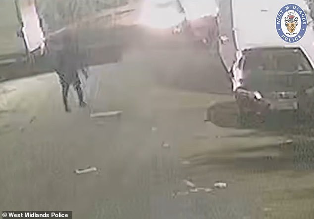 The shooting lasted no more than two seconds before the three men left went to a pre-determined location where the car was torched