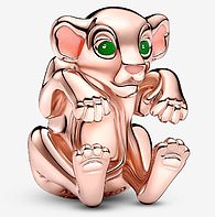 There was also a 14k rose gold-plated charm of Nala from The Lion King with green eyes