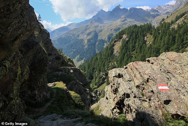 The last known sighting was at the 'All Right' pub on July 7. The staff remember seeing him there, but have not seen him since. Pictured: Gole del Cardinello canyon, Valchiavenna