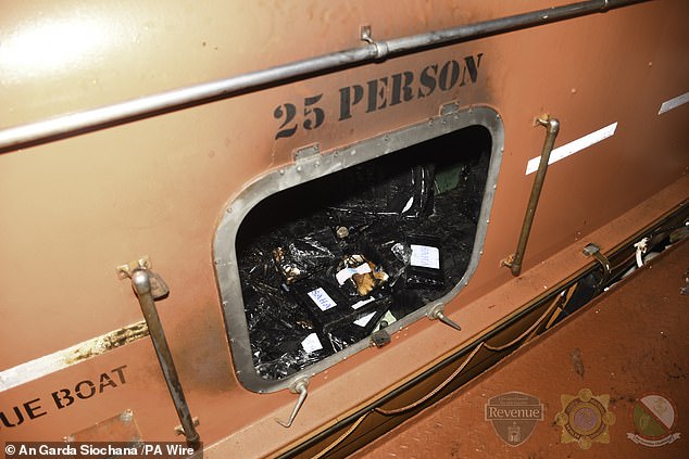 Eight men admitted their roles in trying to smuggle the cocaine (above) as part of a massive drug trafficking operation, and received varying sentences from 13 to 20 years behind bars