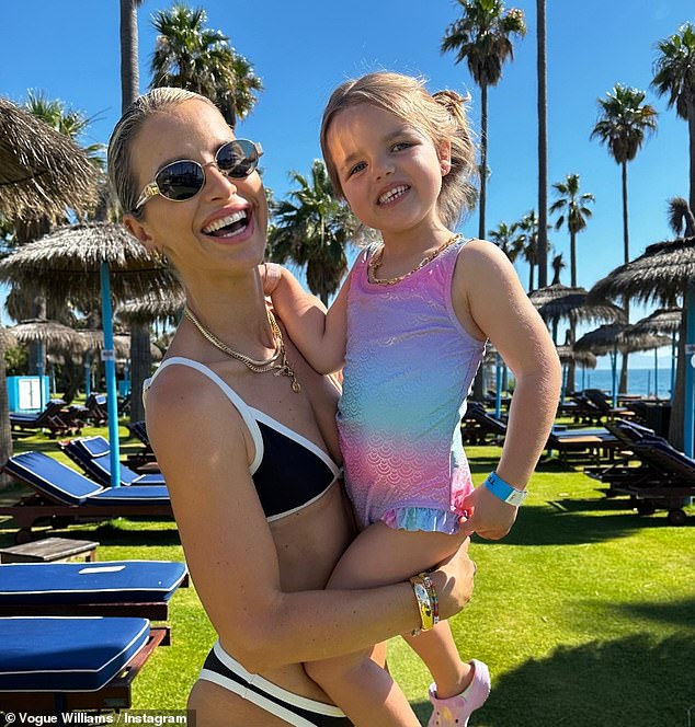 Vogue was in mummy mode in the adorable snaps