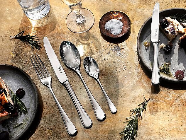 The Radford range has 98 pieces, including espresso spoons, olive spoons and a stilton scoop