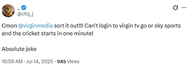 Affected customers headed to X ( Twitter ) to share their experiences, with one calling it an 'absolute joke'