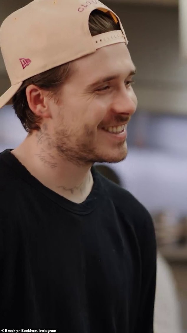 He was repping his Cloud23 cap for the promotional video