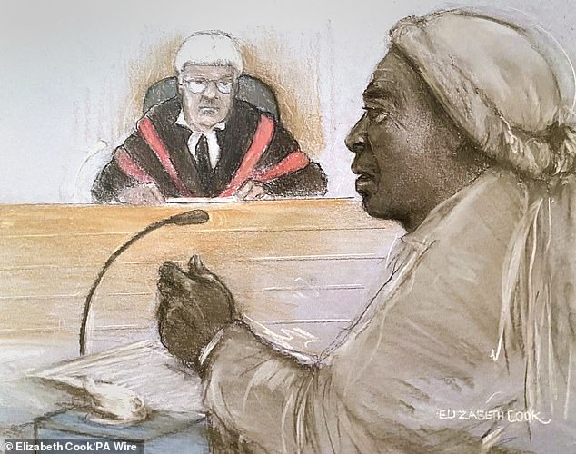 During their prosecution, the couple conspired to delay, lie and obfuscate repeatedly in a bid to sabotage the case, shocking one of Britain's most senior judges, who declared that they behaved worse than teenage murderers (Gordon pictured giving evidence)