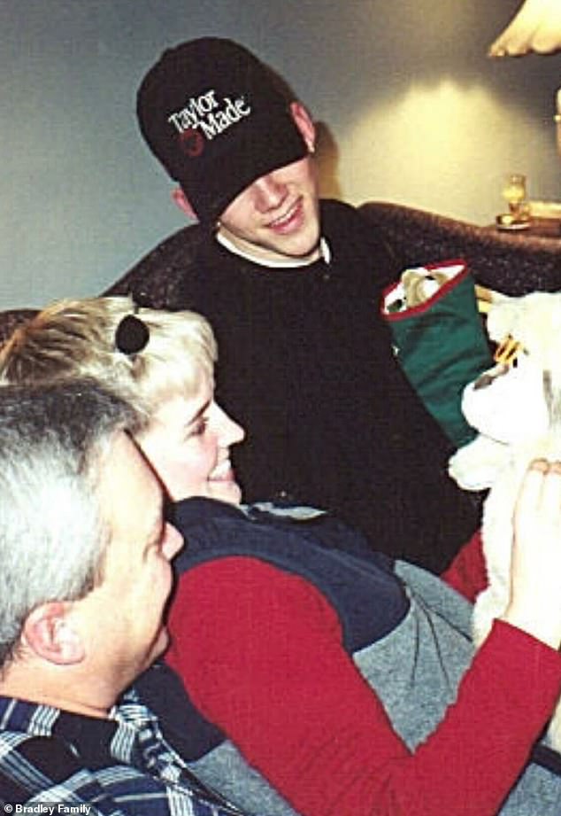 Brad, who was still in college, flew with Amy to meet their parents for the ill-fated cruise in 1998, enjoying the trip and each other's company, he tells the Daily Mail