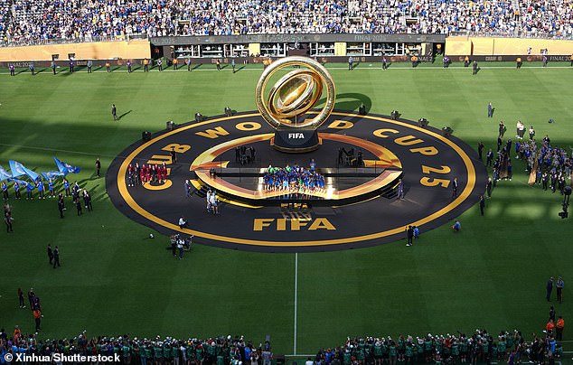 Chelsea will seemingly be taking a replica version of their new piece of silverware home
