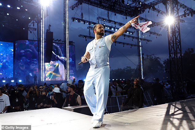 Unfortunately it wasn't just the festival goers who failed to gain entry that were left disappointed as Drake's headline slot was cut by 50minutes