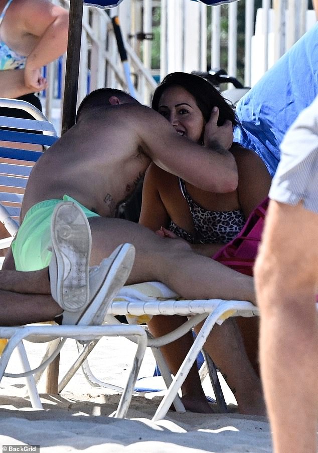 They weren't shy about showing their affection for each other in public