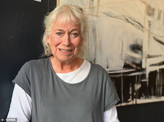 Nancy Miller is a local artist who draws inspiration from the landscape and works near the planned site for the wind turbines