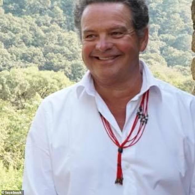 Ms de Selliers remarried after her first husband Napier Marten (pictured) left his family and Dorset estate to ‘find himself’ in Australia in 1996, signalling the start of a bitter break-up
