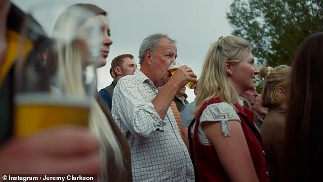 In his 'most expensive, biggest' advert yet, Jeremy hoped it would encourage people to buy his Diddly Squat Farm's Hawkstone lager