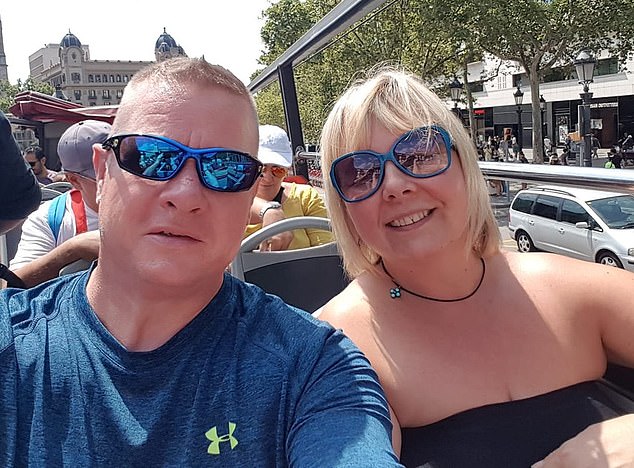 Painter and decorator Mr Johnston is the stepfather of Eleanor Williams, 24, who falsely claimed she was trafficked and beaten by an Asian gang. He is pictured with Eleanor's mother