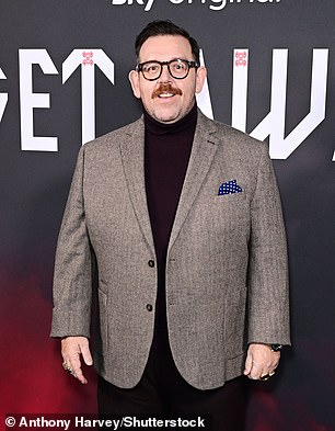 British actor-comedian Nick Frost will play half-giant Rubeus Hagrid, originally embodied by the late Robbie Coltrane
