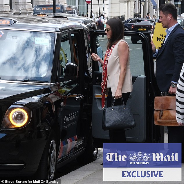 The extraordinary summit came after Ms Maines, who is head of Harry’s household in Montecito, California, flew to the UK earlier in the week for a series of meetings alongside Mr Maguire, their new ‘UK and Europe communications manager (pictured)