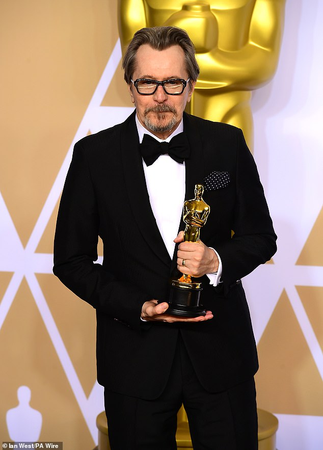 He also spoke about his other roles including the sole character in a new movie, which he said had first been offered to Oscar winner Sir Gary Oldman, 67 (pictured)