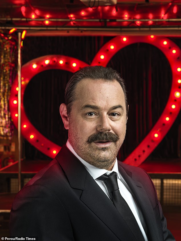 He sported his tash from Rivals and revealed the second series was currently filming in Bristol