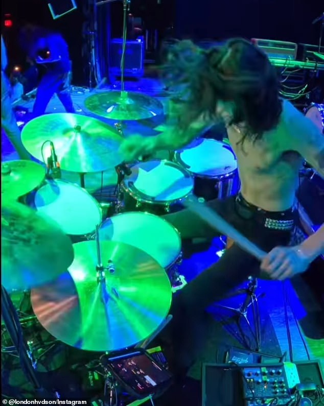 London is a drummer in a band called Return to Dust. He purposely chose the drums over the guitar so as not 'to live in his [dad's] shadow' he told the Appetite for Distortion podcast in 2018
