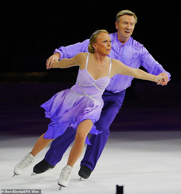 Torvill and Dean hung up their skates for the last time after a final performance of Bolero on Saturday