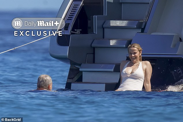 The couple cracked a joke during the day