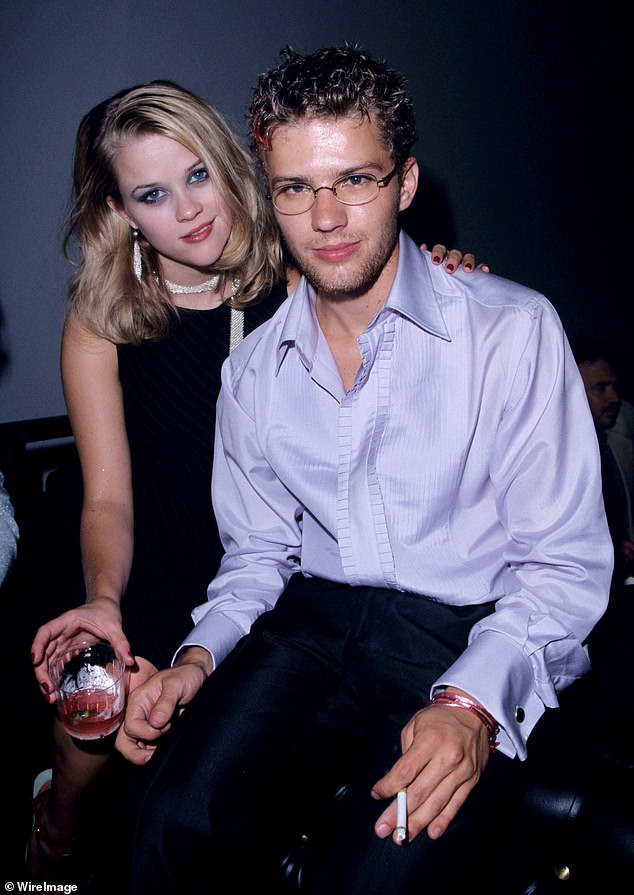 Reese and Ryan, who famously starred in the 1999 romantic drama Cruel Intentions, split in 2008 after a seven-year marriage; Pictured in 1998